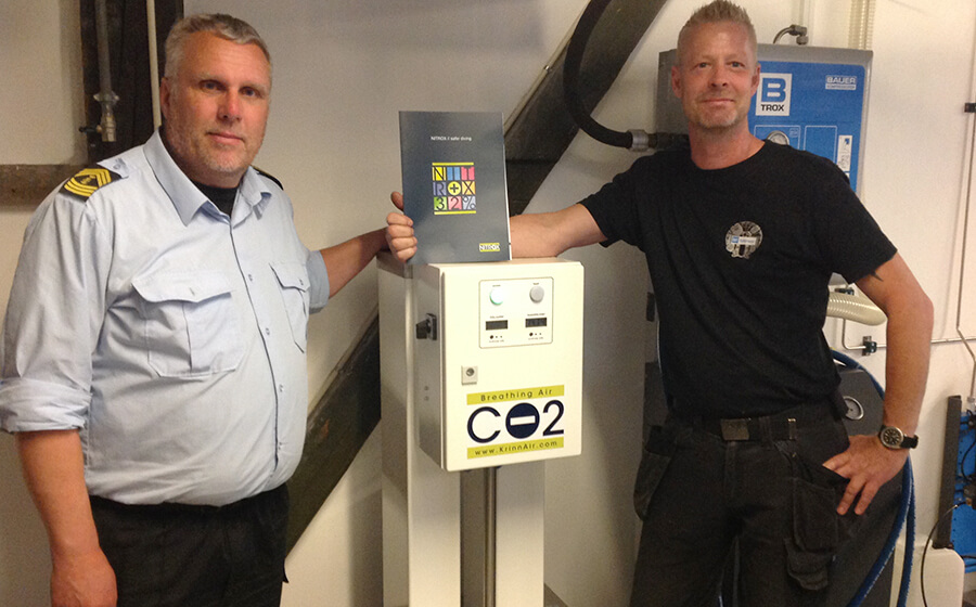 Juni 2015 CO2 Reducer für die Royal Danish Navy Diving School 