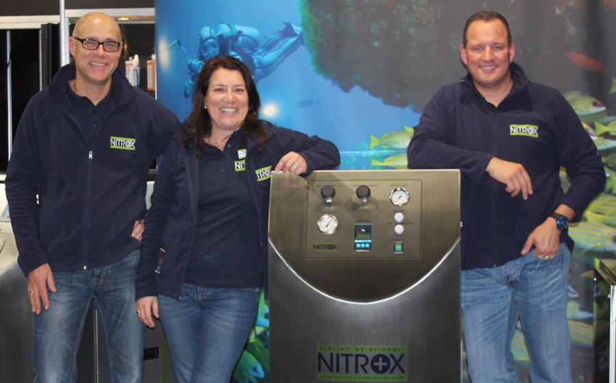Januar 2013:  Nitrox Membran Kompakt Anlage, Weltneuheit auf der Boot 2013